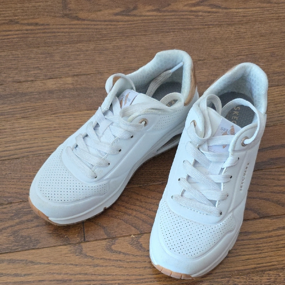Skechers White Kids Sneakers